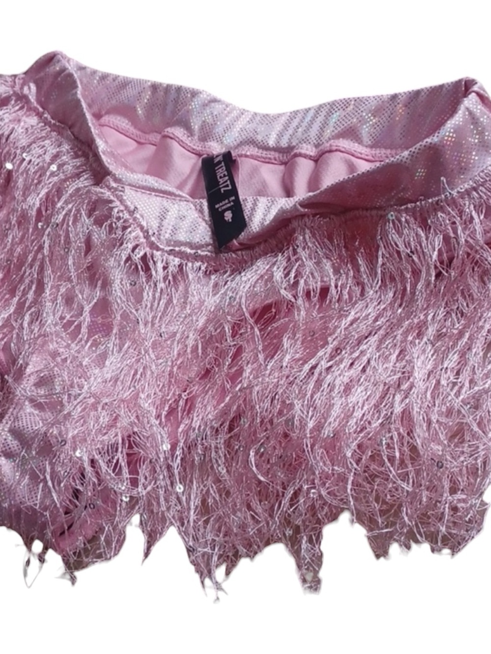 Pink Fringe Two-Piece Set - Picture 3 of 4